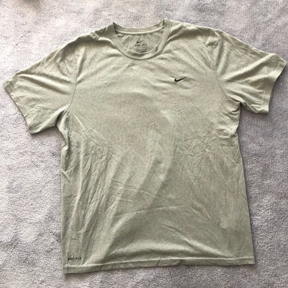 Gray dri fit shirt